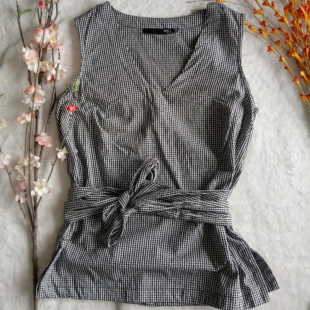 Vintage Inspired V Neck Blouse